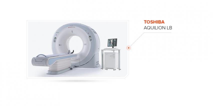 КТ scanner: Toshiba Aquilion LB